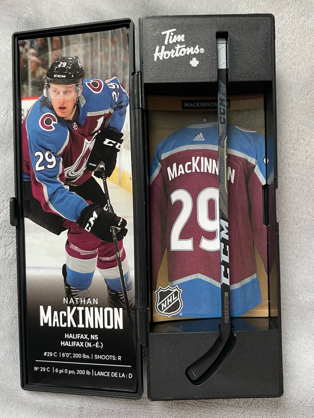 Tim Hortons NHL Superstars Collectable Sticks 2020 - Nathan MacKinnon